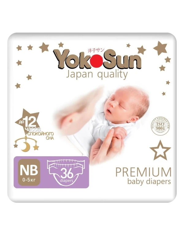 Подгузники Premium NB(0-5кг) 36шт.